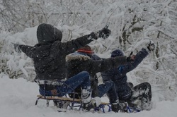 Большая снежная горка появится в парке имени Ленина в Белгороде