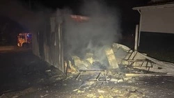 Обломки сбитого БПЛА повредили хозпостройку, дом и автомобиль в Белгородском районе 