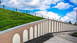 В Белгороде завершился капремонт подпорной стены на Красноармейской 