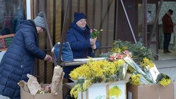Продажу цветов на 8 Марта в Белгороде организуют вблизи укрытий