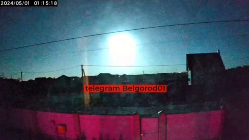 Белгородцы стали свидетелями падения метеорита в ночь на 1 мая