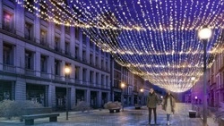 В городском парке Губкина установят световой потолок из гирлянд и арку с подсветкой 