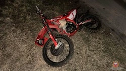 Подросток на мотоцикле попал в ДТП с иномаркой в Старом Осколе