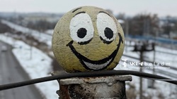 В Белгороде укладывают асфальт на мосту со смайлами