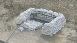 Мешки с песком на остановках Белгорода заменят на бетонные блоки до конца недели 