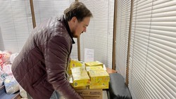 Депутаты белгородского горсовета собрали для военных продукты питания