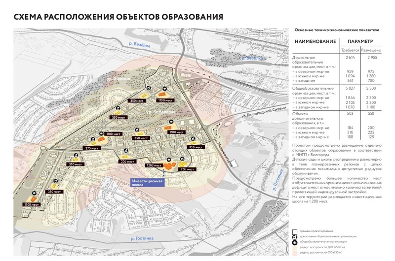 Карта юго западный белгород