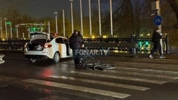 Велосипедист попал под колёса легковушки в центре Белгорода во вторник вечером 