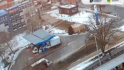 Грузовик влетел в АЗС на 5 Августа в Белгороде