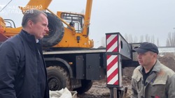 «Приехал без предупреждения, а тут бардак»: Гладков посетил стройплощадку детской поликлиники № 3