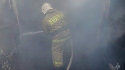Хозпостройка сгорела после прилёта украинского снаряда в Новой Таволжанке Шебекинского горокруга