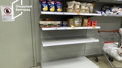 Белгородцы пока не планируют в панике закупать продукты