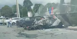 FPV-дрон ВСУ атаковал припаркованные возле Грайворонской ЦРБ автомобили