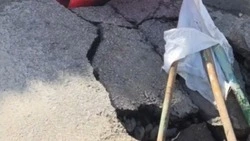 «Вход в подземелье» образовался возле школы  № 17 в Белгороде