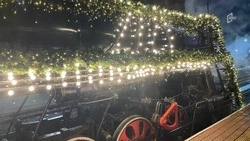 Дед Мороз приехал в Белгород на волшебном поезде