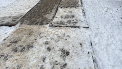 Белгородка лишилась зубов из-за обледеневших тротуаров