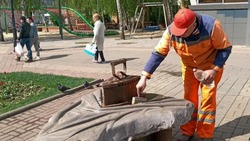 Испорченный вандалами «Утюг» в центре Белгорода вернулся на место 
