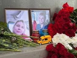 В Белгороде похоронили погибших в ДТП фельдшеров