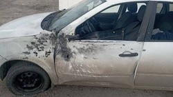 Двое взрослых и подросток пострадали после атаки дрона ВСУ на автомобиль в Борисовском округе 