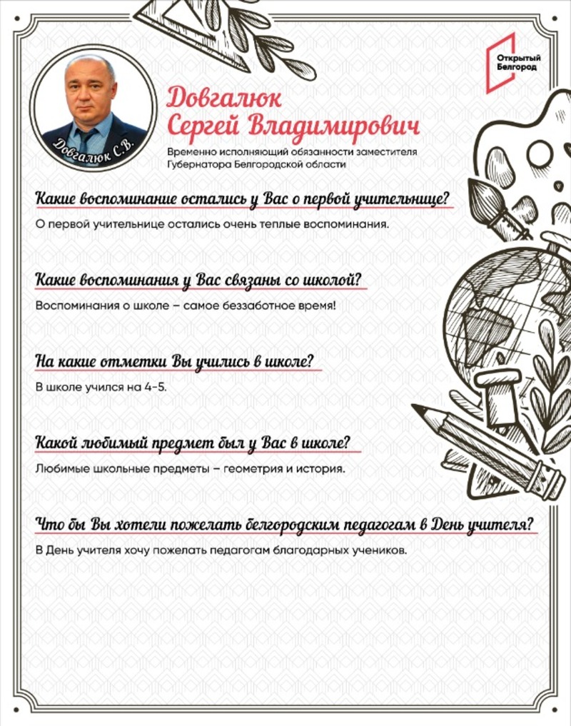 «Желаю благодарных учеников»
