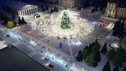 Белгород полностью украсят по‑новогоднему к 21 декабря