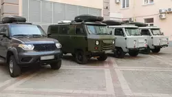 Бойцы подразделений «БАРС-Белгород» и «Орлан» получили ещё четыре бронеавтомобиля с РЭБ