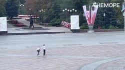 Молодожёны устроили фотосессию в Белгороде под пролетающими беспилотниками