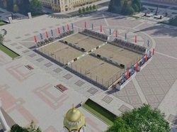Площадку для пляжного волейбола перенесут в Центральный парк Белгорода