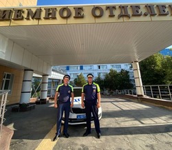 В Белгороде сотрудники ДПС помогли роженице из оперативно добраться в роддом