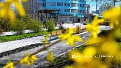 Детское и спортивное пространства появятся в Комсомольском сквере Белгорода после благоустройства