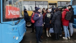 В Белгороде прошли учения по гражданской обороне с применением пассажирских автобусов
