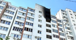 На Нагорной в Белгороде загорелся балкон многоэтажки