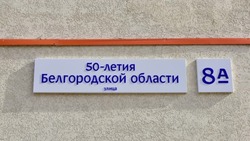 Администрация просит белгородцев заменить старые адресные таблички на новые