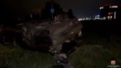 Четыре человека пострадали в ДТП с перевёртышем в Белгороде
