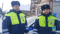 Сотрудники ГАИ Белгородской области спасли женщину из взорвавшегося дома