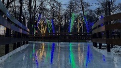Каток в Центральном парке Белгорода откроется в субботу вечером