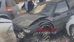 Массовое ДТП с участием четырёх авто произошло в центре Белгорода 
