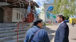 Александр Шуваев посетил Борисовку после ракетного обстрела ВСУ 