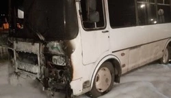Автобус «ПАЗ» загорелся в ночь на 24 июля под Белгородом