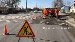 Ямочный ремонт на дорогах Белгородской области должны завершить до 1 мая