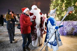 Дед Мороз открыл «Новогодние берега» в Белгороде 