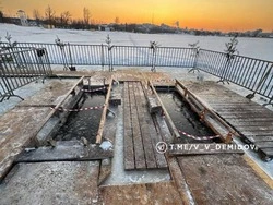 Мэр Белгорода призвал горожан воздержаться от крещенских купаний в купелях на водоемах