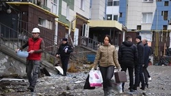 В Белгороде ликвидируют последствия вчерашней атаки беспилотника на МКД