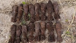 В Белгородской области при строительстве фундамента обнаружены 16 мин времен ВОВ