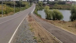 На белгородских региональных дорогах отремонтировали 30 километров тротуаров