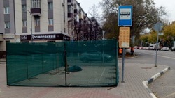 Остановку для пригородных автобусов на Свято-Троицком бульваре в Белгороде смонтируют до конца года 