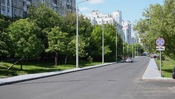 В Белгороде на бульваре Юности завершается ремонт проезжей части, протяженностью 1,3 км