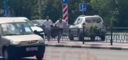 Бита против пистолета: мужчины устроили разборку со стрельбой на трассе в центре Белгорода