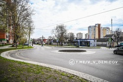 В Белгороде завершился ремонт кольцевой развязки улиц Октябрьской и Белгородского полка