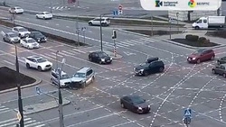 Три легковушки столкнулись на выезде из Белгорода 